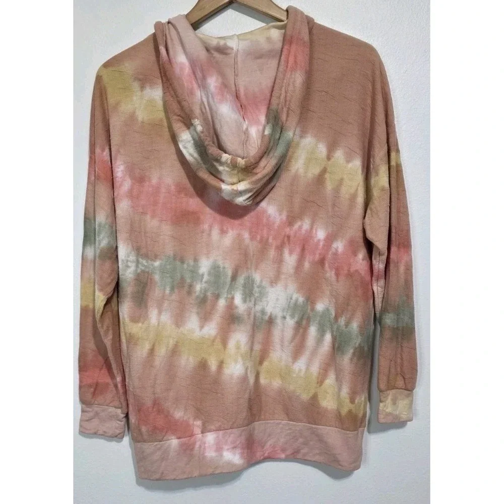 Free People Movement Tie Dye‎ Hoodie Oversized Yoga Boho Women S Pullover Beach